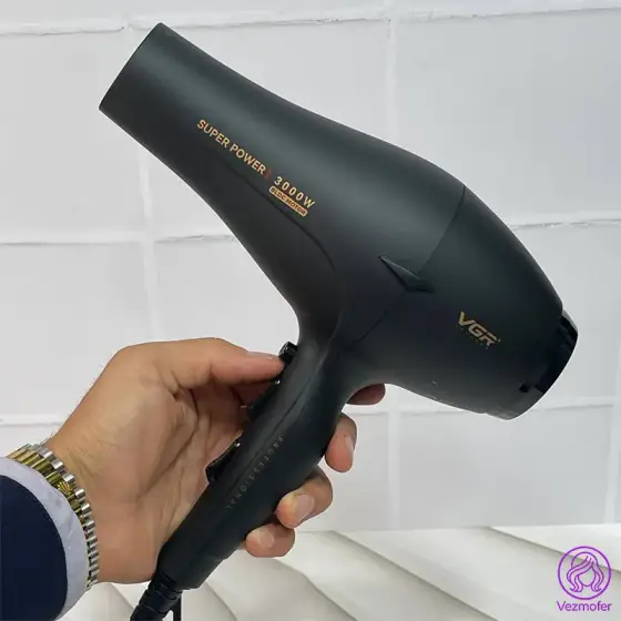 سشوار حرفه‌ای 3000 وات وی جی آر مدل V-406