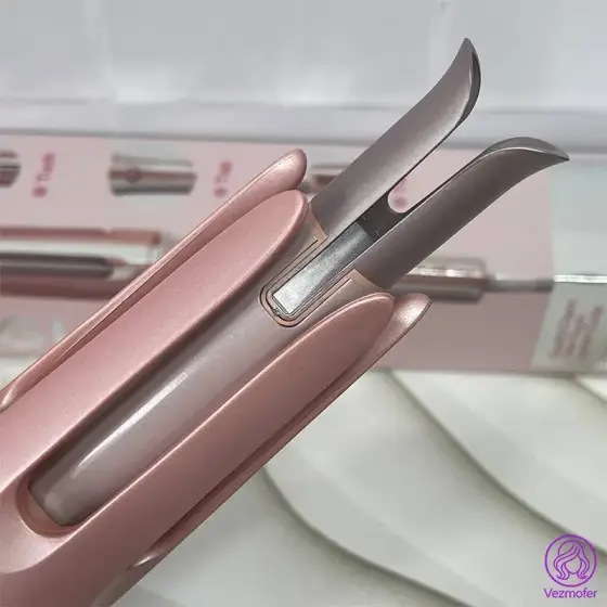 دستگاه کرلی مو صورتی شیگلم سایز 25