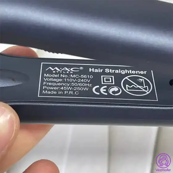 اتو مو ویبره دار مک استایلر مدل MC-5610